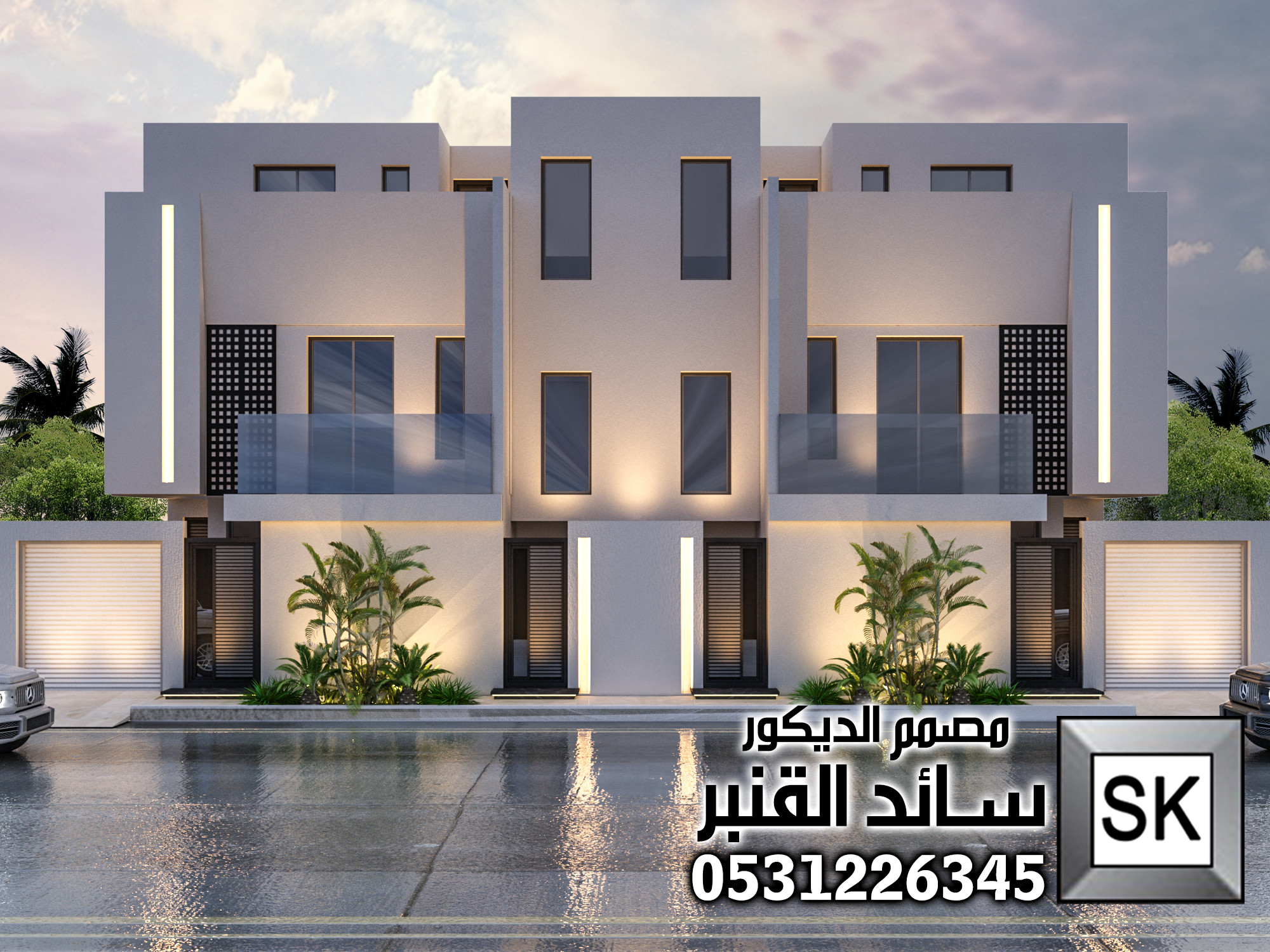 تصميم و تنفيذ دوبلكس فخمة في الرياض