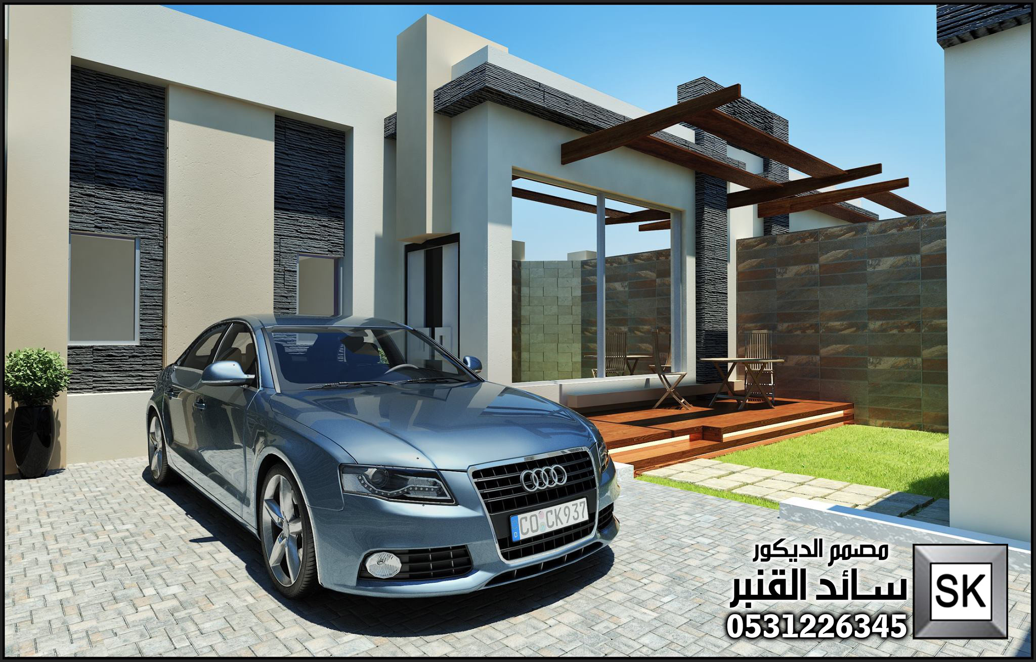 تصميم و تنفيذ منتجع فاخر في خميس مشيط