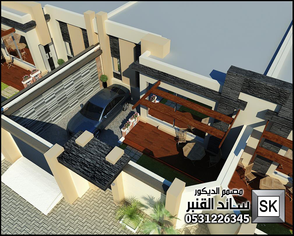 تصميم و تنفيذ منتجع فاخر في خميس مشيط