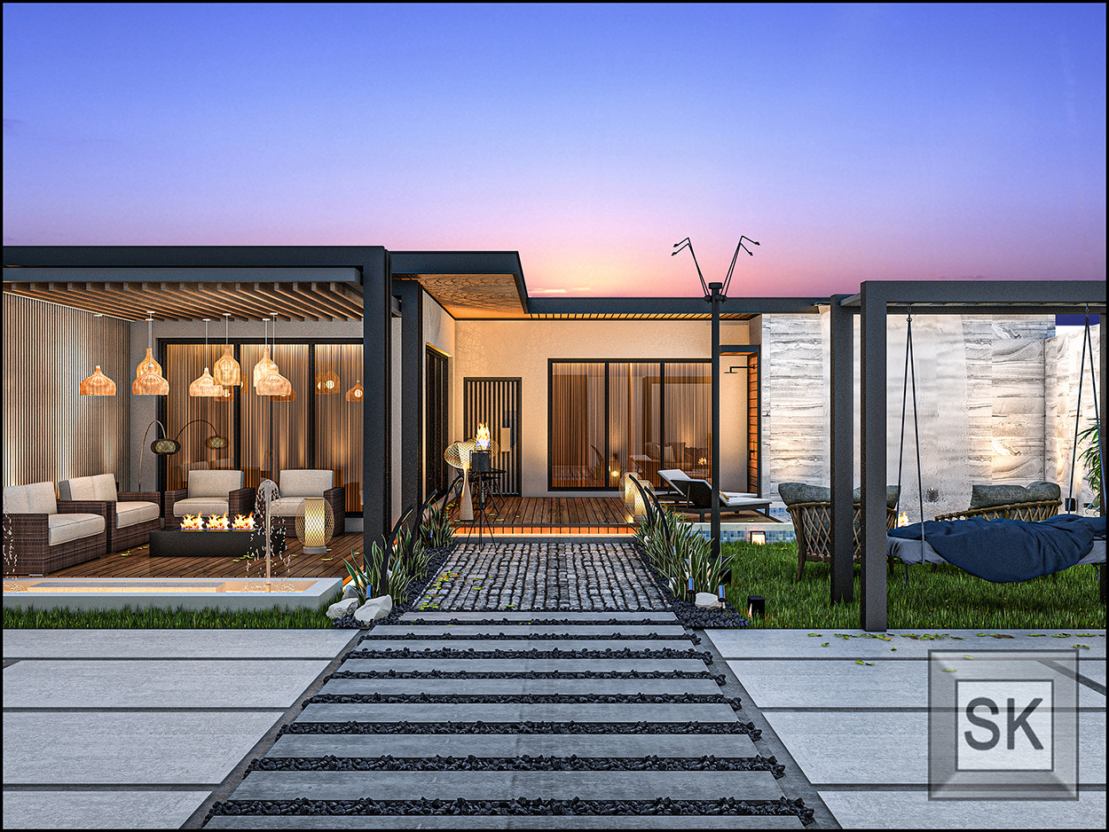 تصميم و تشطيب شاليهات و إستراحات فخمة في الدمام