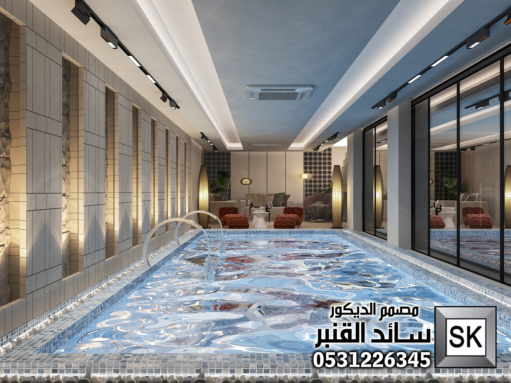 تصميم و تنفيذ ديكور داخلي فاخر في الرياض