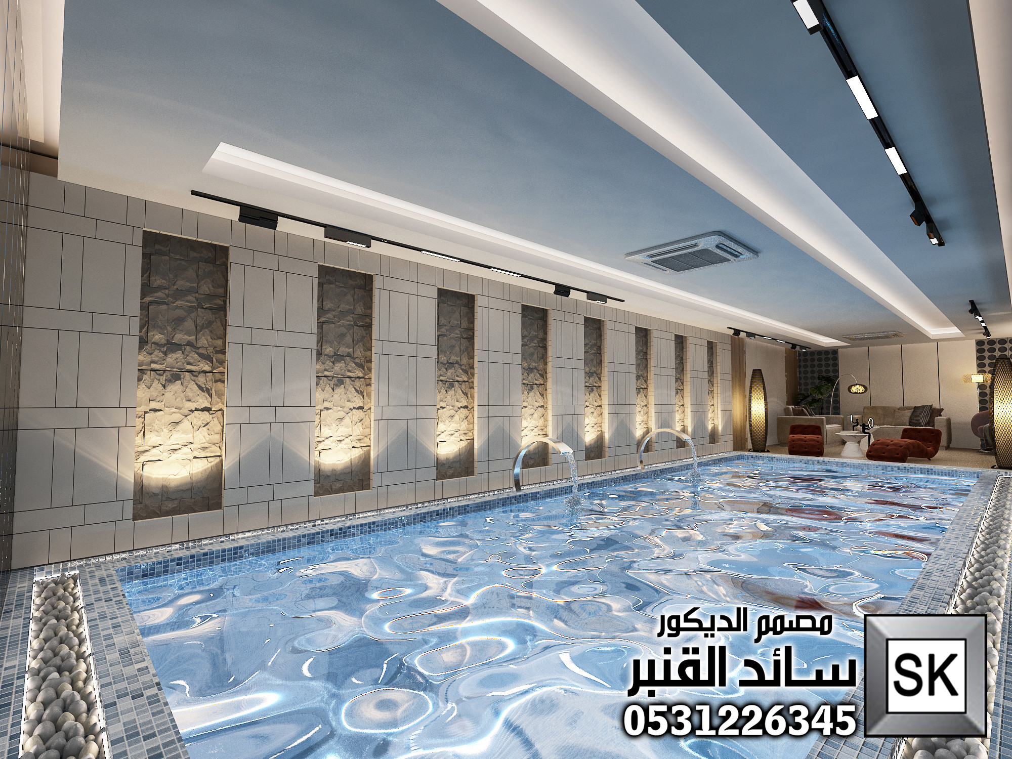 تصميم و تنفيذ ديكور داخلي فاخر في الرياض