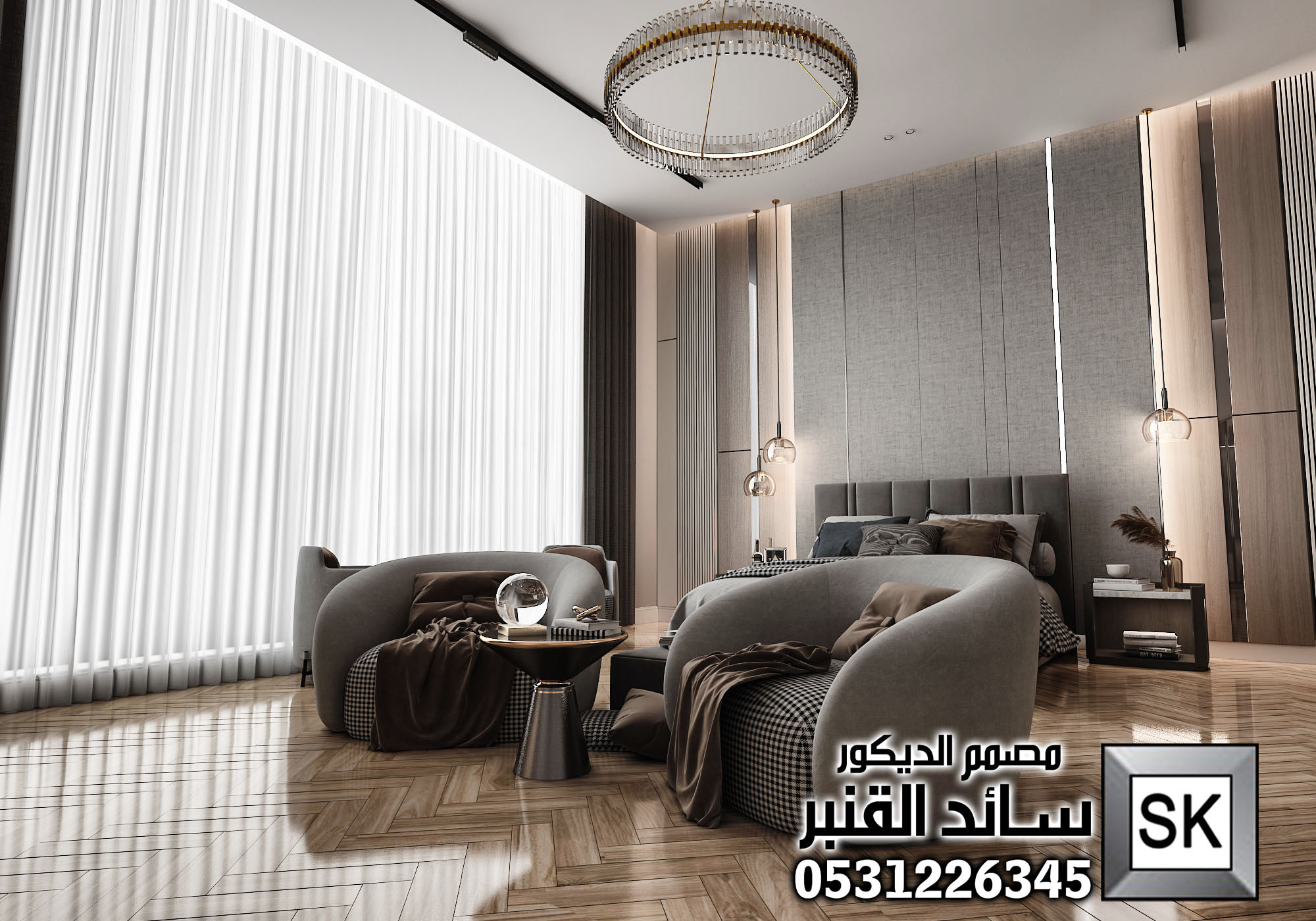 تصميم ديكور داخلي فاخر في جدة