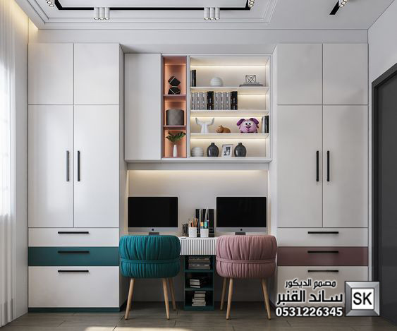 تصميم و تشطيب غرف دراسة و غرف ألعاب فخمة في السعودية