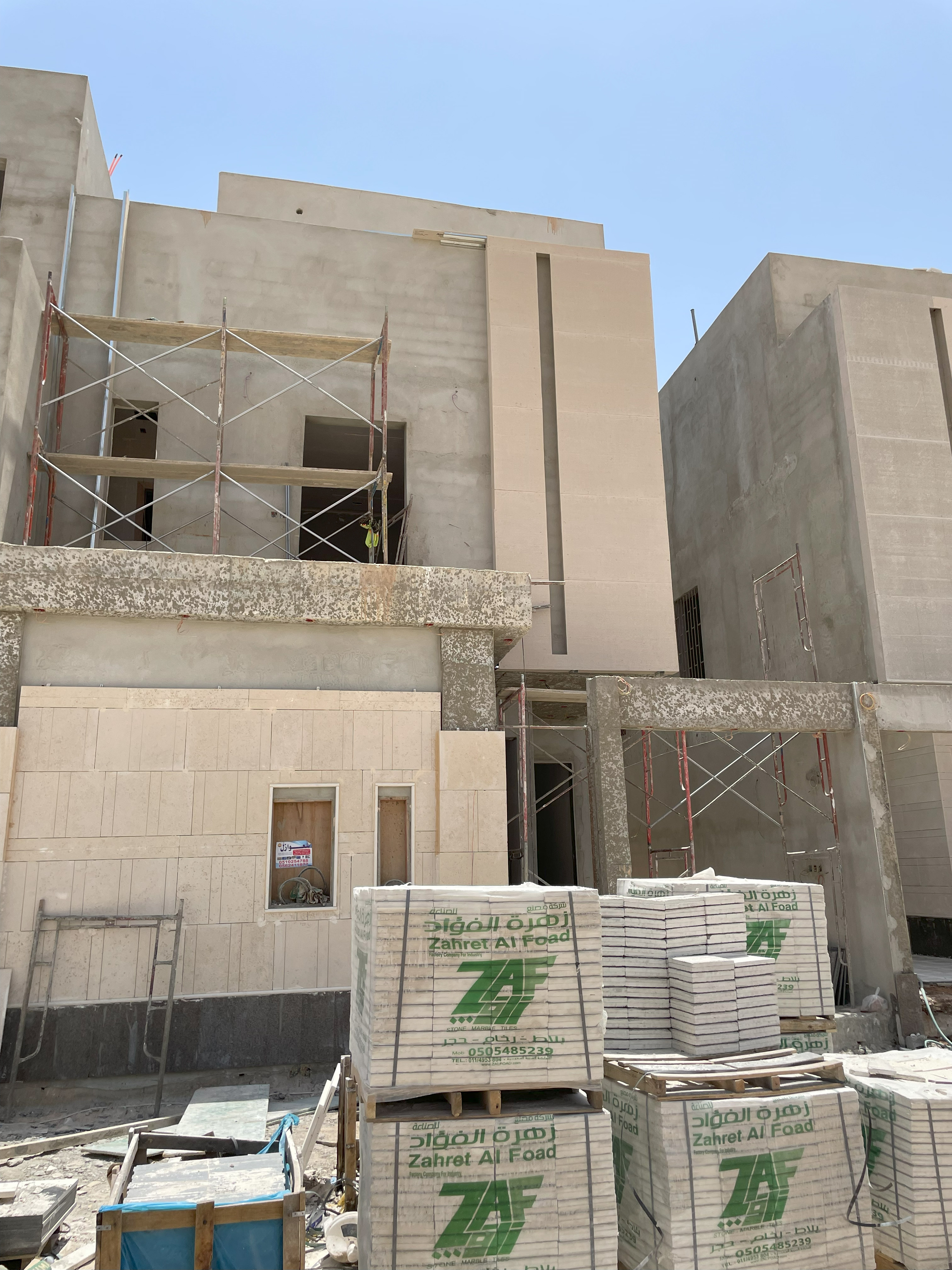 تشطيب واجهة دوبلكس فخمة شامل التصميم المجاني في الرياض