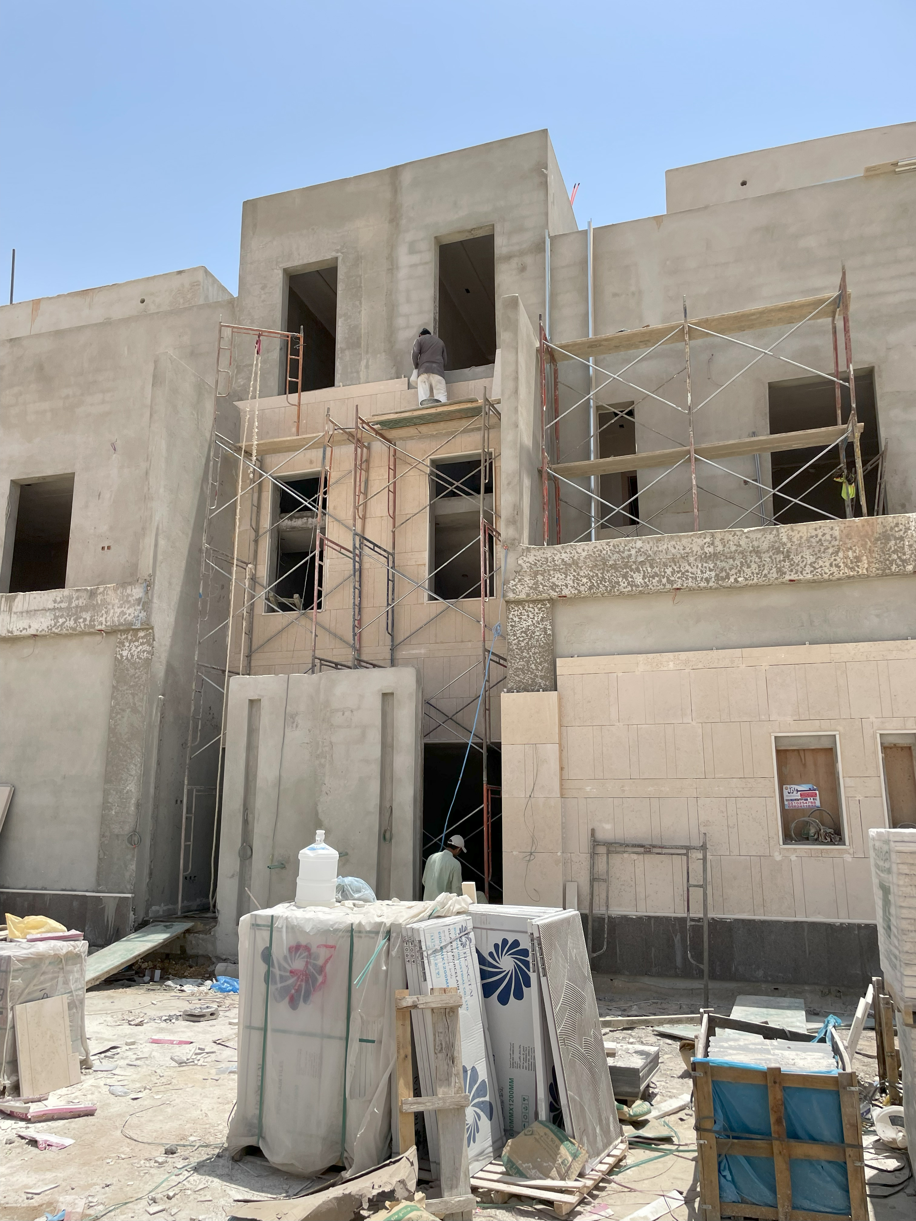 تشطيب واجهة دوبلكس فخمة شامل التصميم المجاني في الرياض