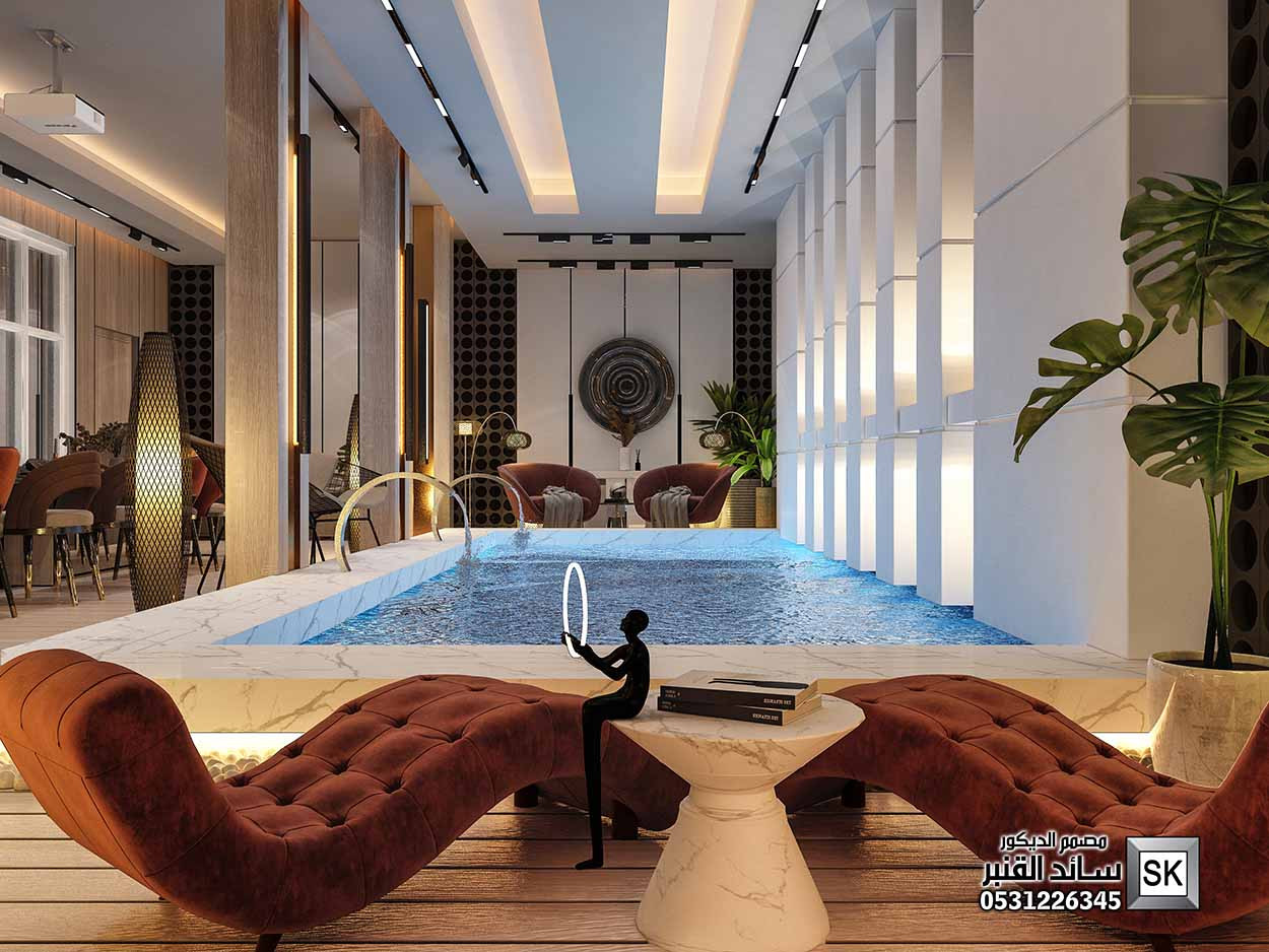 تصميم و تنفيذ قبو ترفيهي فاخر في القصيم
