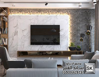 تشطيب جدران مجالس رجال و مجالس نساء و صالات و غرف نوم و غرف طعام فخمة في الرياض