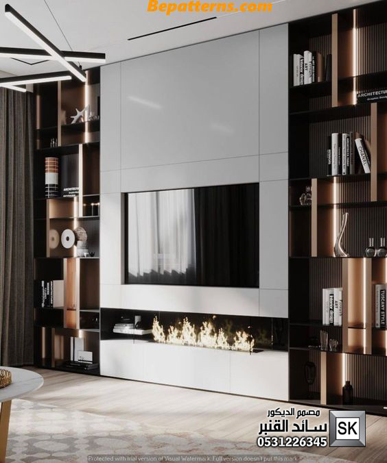 تصميم و تنفيذ جدران تلفاز للمجالس و صالات و غرف النوم و الطعام في الدمام