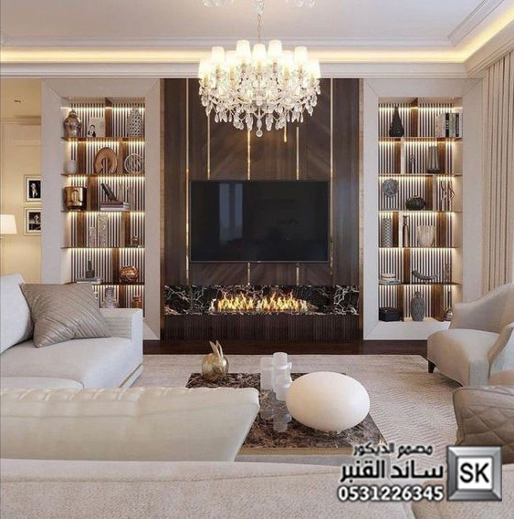 جدران TV فخمة في السعودية