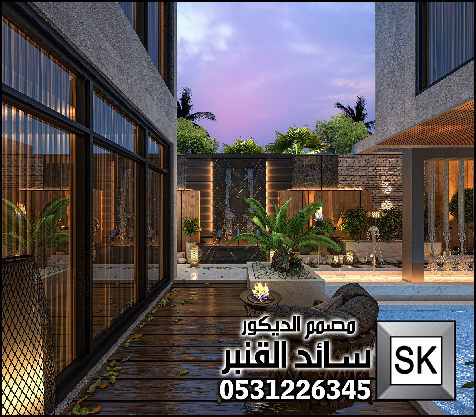 مصمم حدائق منزلية في الرياض