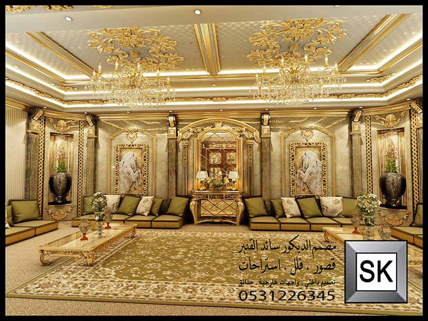 تصميم و تنفيذ ملحق خارجي و مشب فاخر للقصور و الفلل في السعودية