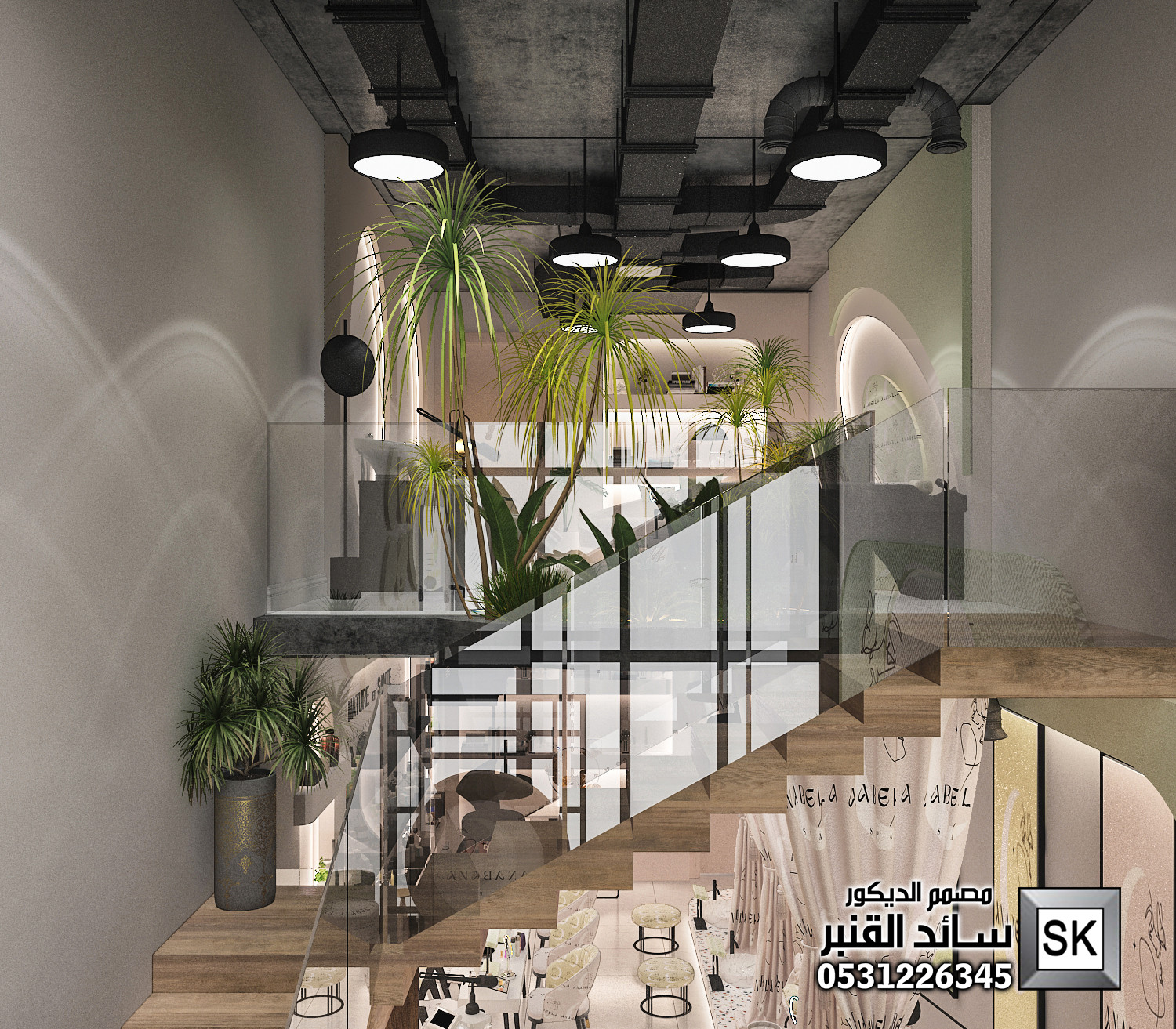 تصميم و تشطيب مشغل تزيين نسائي و سبا و حمام مغربي في الرياض