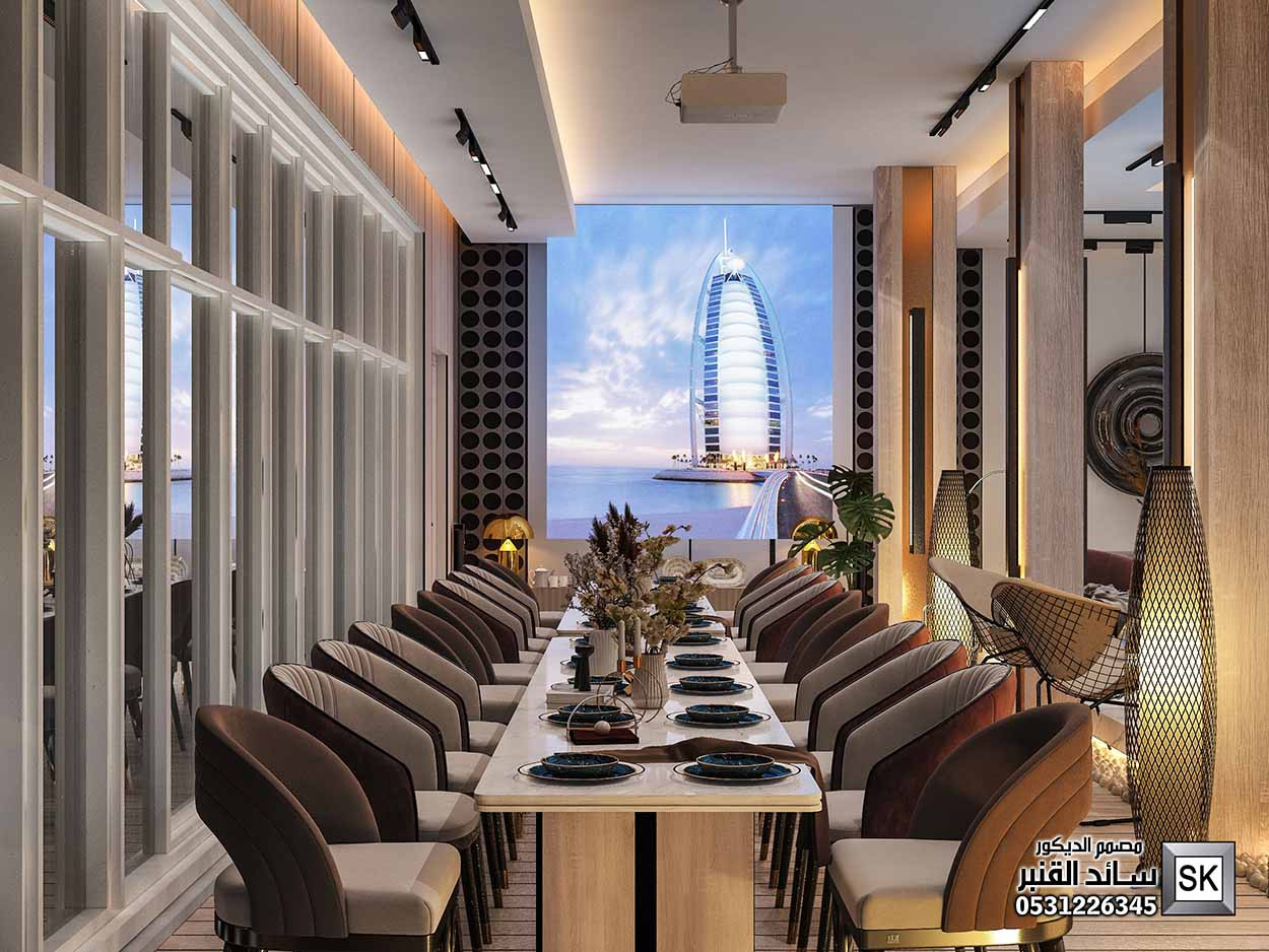 تصميم ديكور داخلي قبو ترفيهي فاخر في الرياض