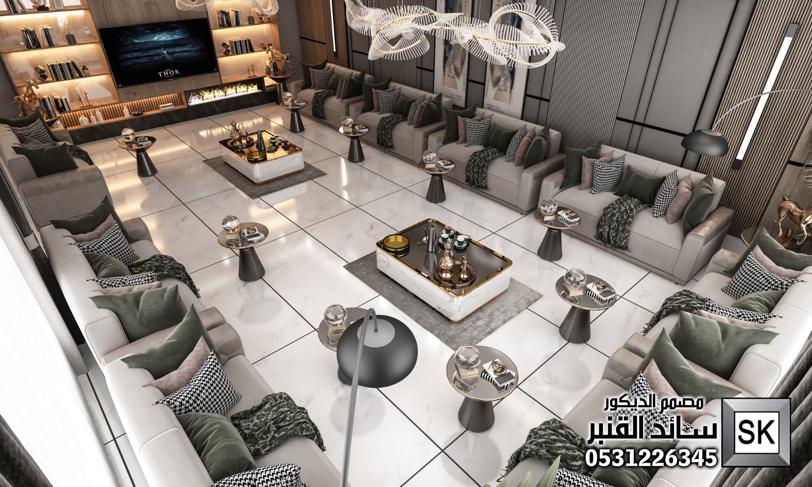 تصميم و تنفيذ و إشراف لاندسكيب مزارع و شاليهات في الرياض