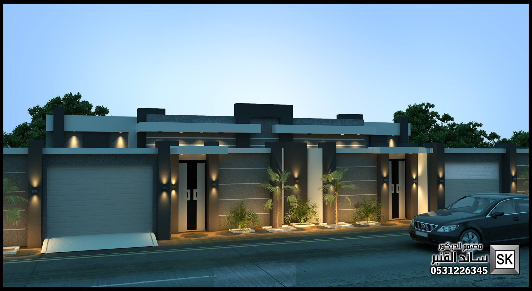 تصميم و تشطيب منتجعات فخمة في أبها