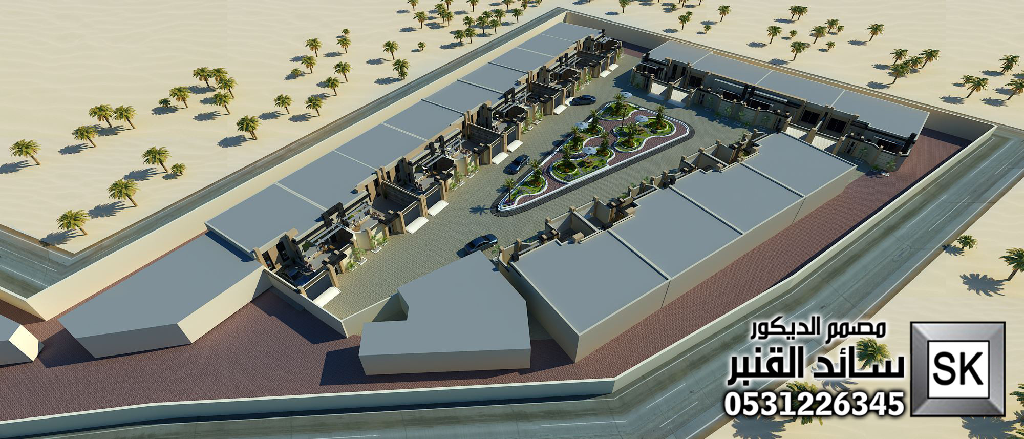 تصميم و تشطيب منتجعات فخمة في أبها