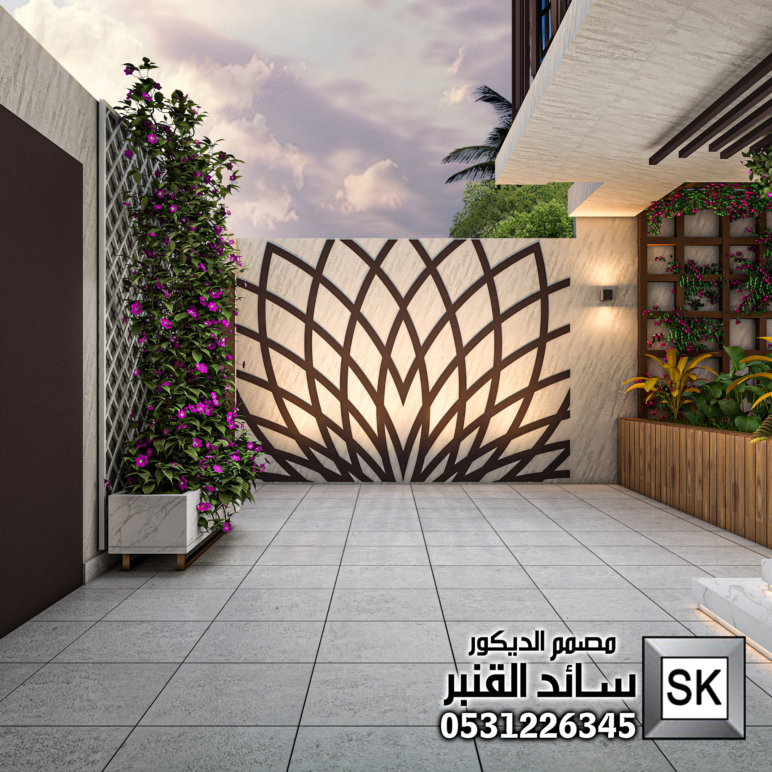 مصمم حدائق مبدع و محترف في الرياض