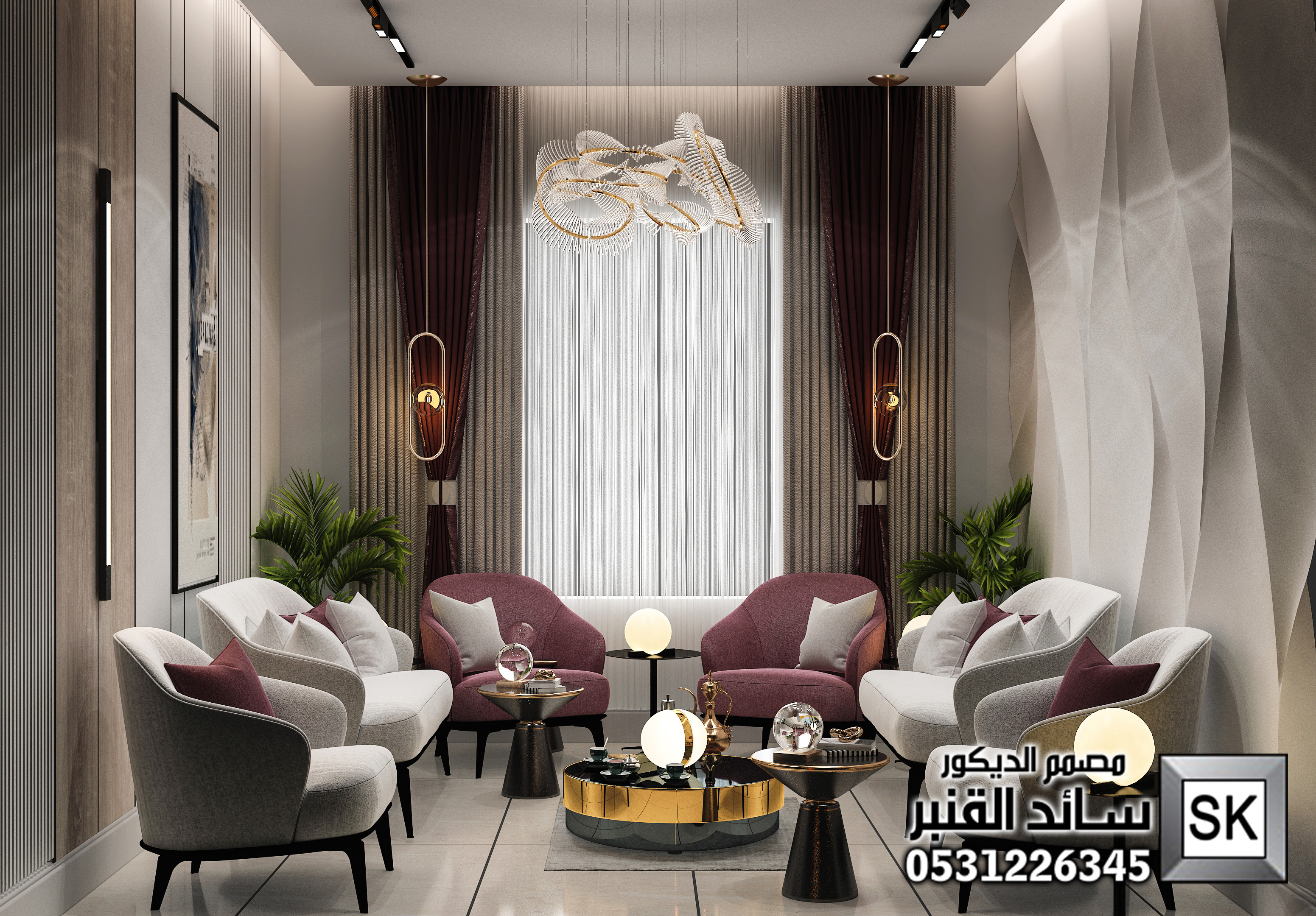 تصميم و تنفيذ ديكور داخلي مودرن بإسعار مذهلة في السعودية