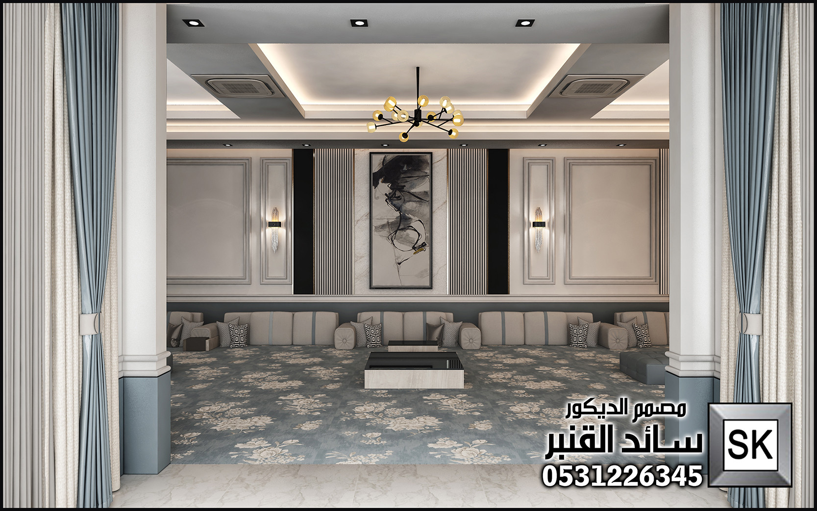 تصميم و تشطيب مجالس خارجية و مشبات في الرياض