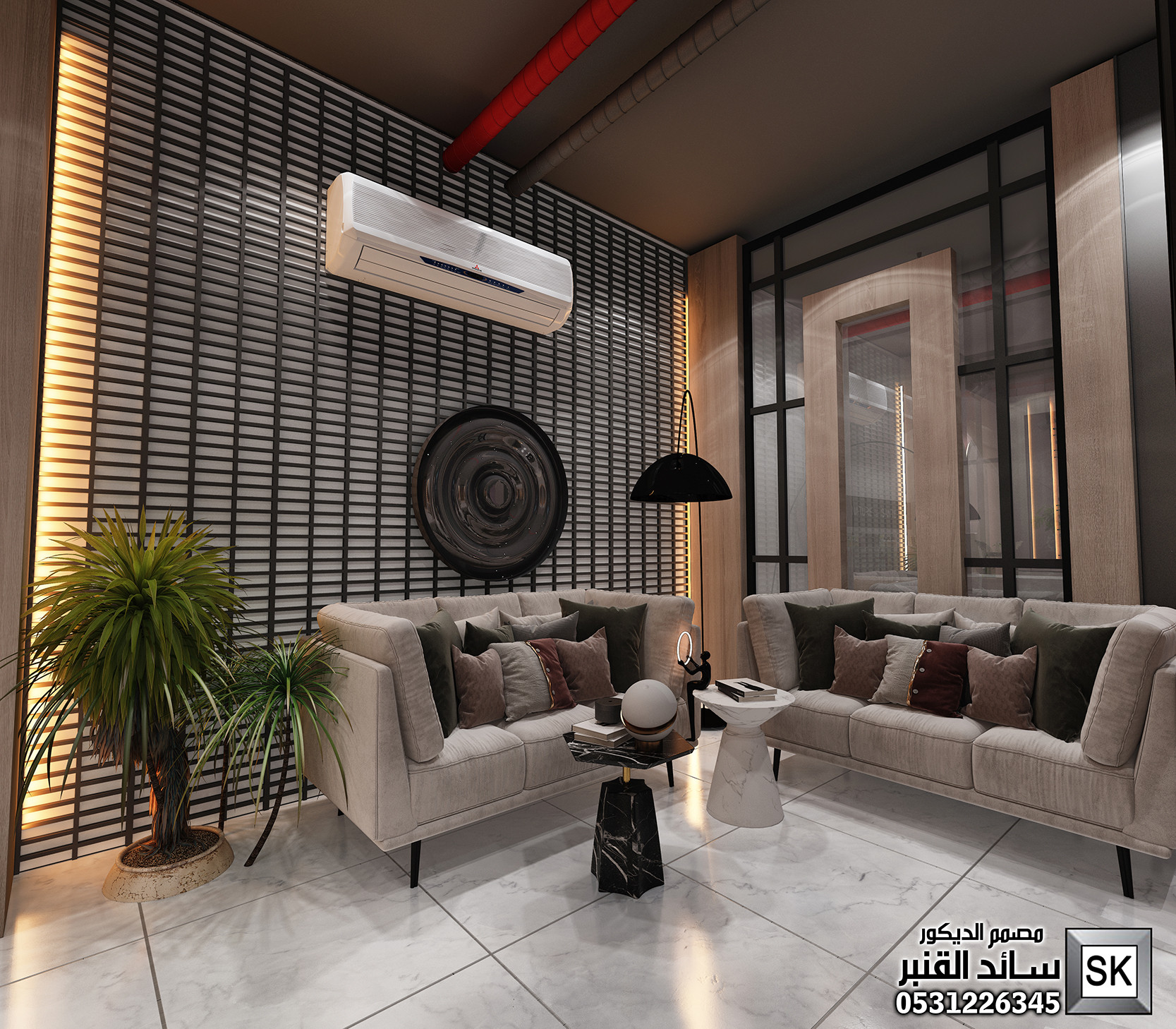 تصميم و ترميم صالون تجميل و سبا و حمام مغربي  فاخر في الرياض