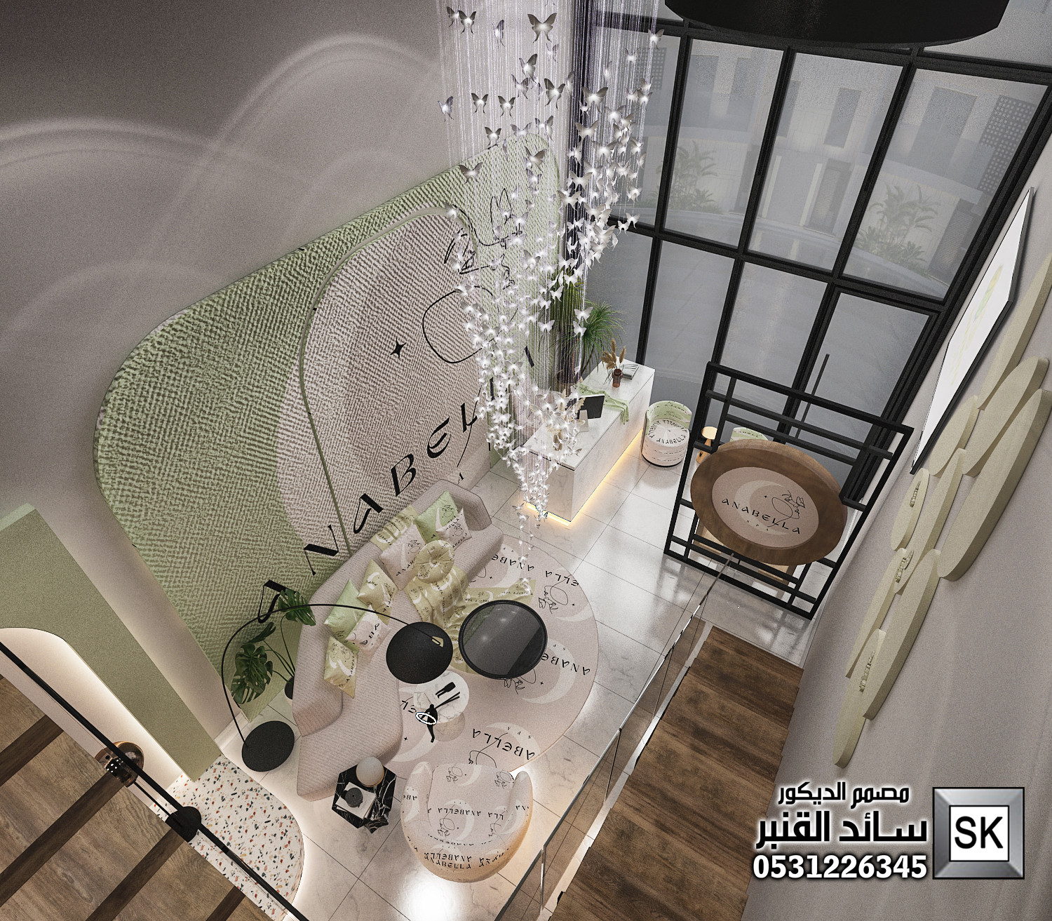 تصميم و ترميم صالون تجميل بطرق مبتكرة في الرياض
