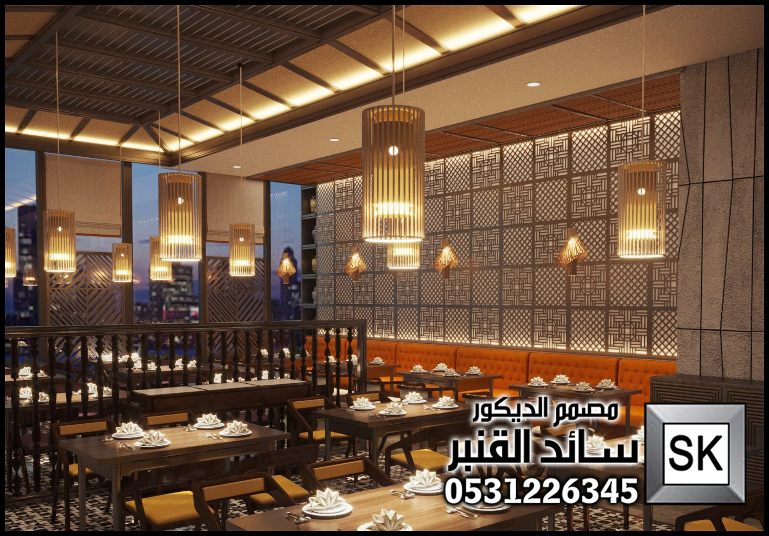 تصميم و تشطيب كوفي شوب و مطاعم فاخرة في الرياض