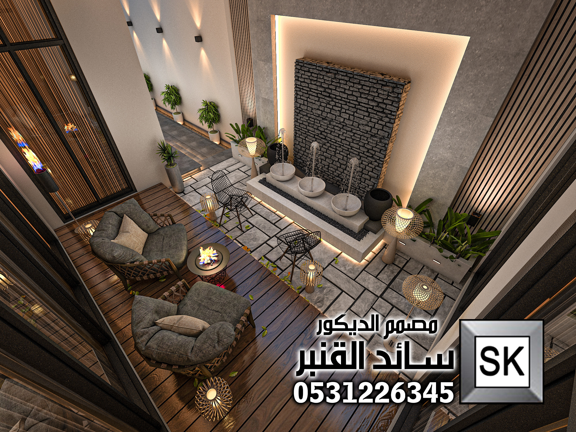 مصمم حدائق منزلية محترف في السعودية