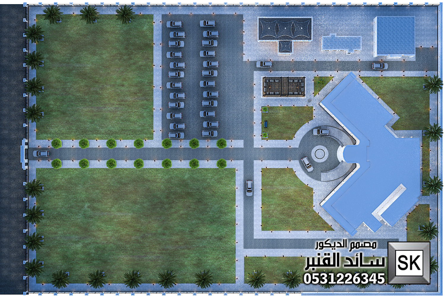 تصميم و تشطيب مزارع و إستراحات في الدوادمي