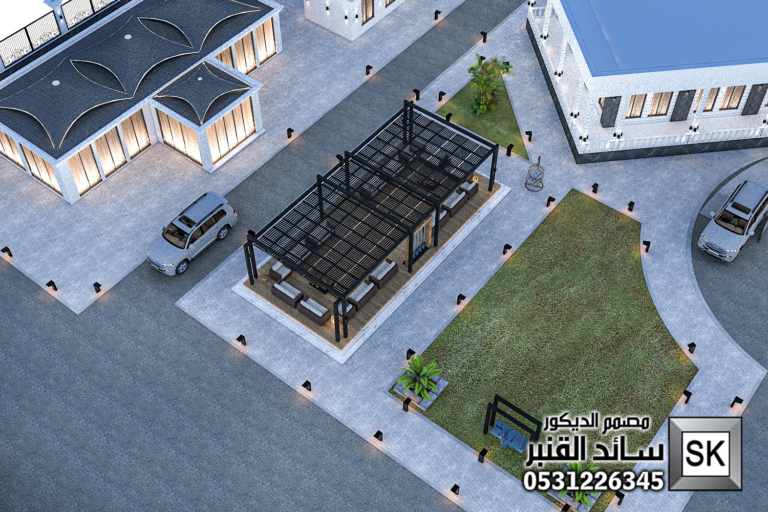 تصميم و تشطيب مزارع و إستراحات في الدوادمي