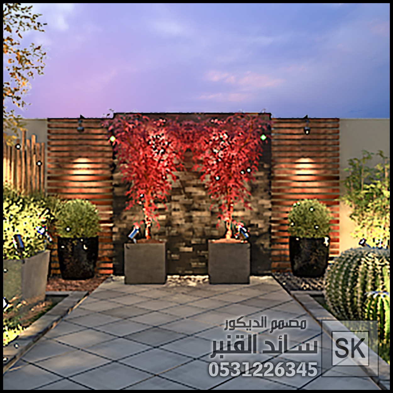 تصميم و تشطيب لاندسكيب مزارع و شاليهات في الرياض