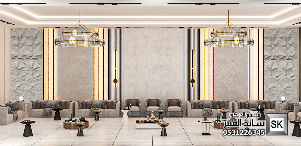تصميم و تنفيذ ديكور مجالس رجال في الرياض