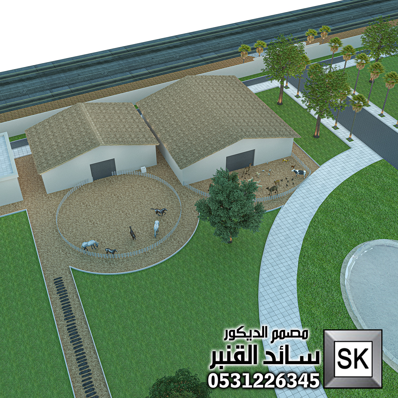 مصمم مزارع محترف في الرياض