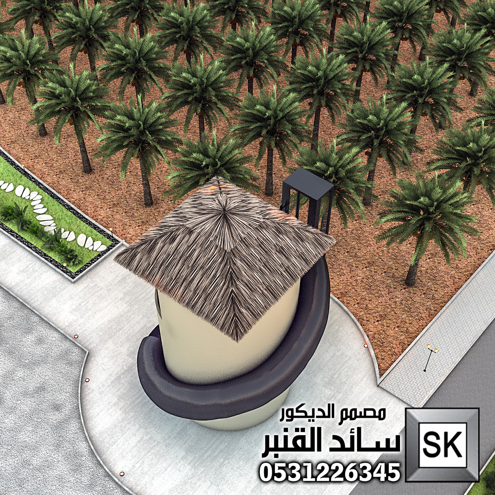 مصمم لاندسكيب مزارع محترف في القصيم