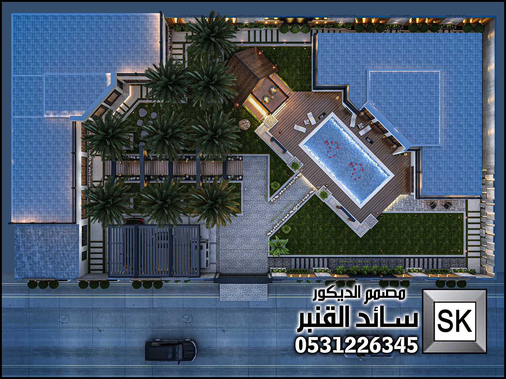 مصمم مزارع سائد القنبر 0531226345