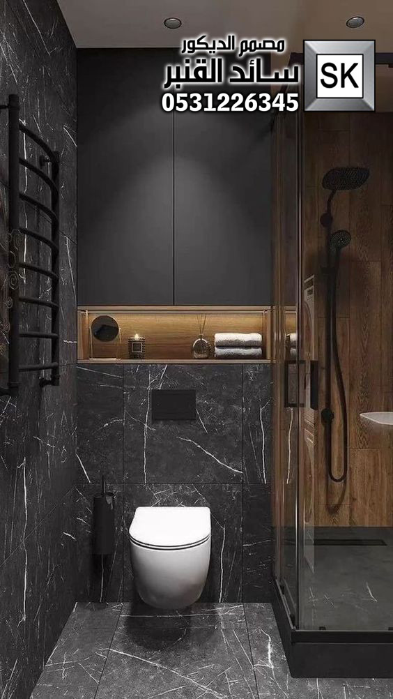 تصميم و تشطيب مغاسل و حمامات فخمة في الرياض