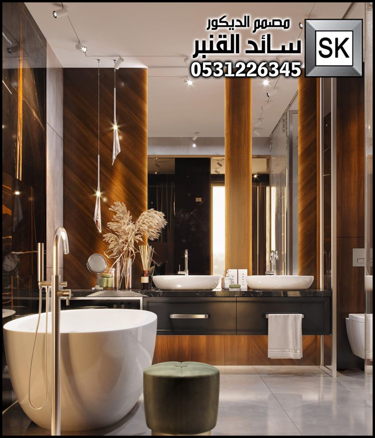 تصميم و تشطيب مغاسل و دورات مياه في الرياض