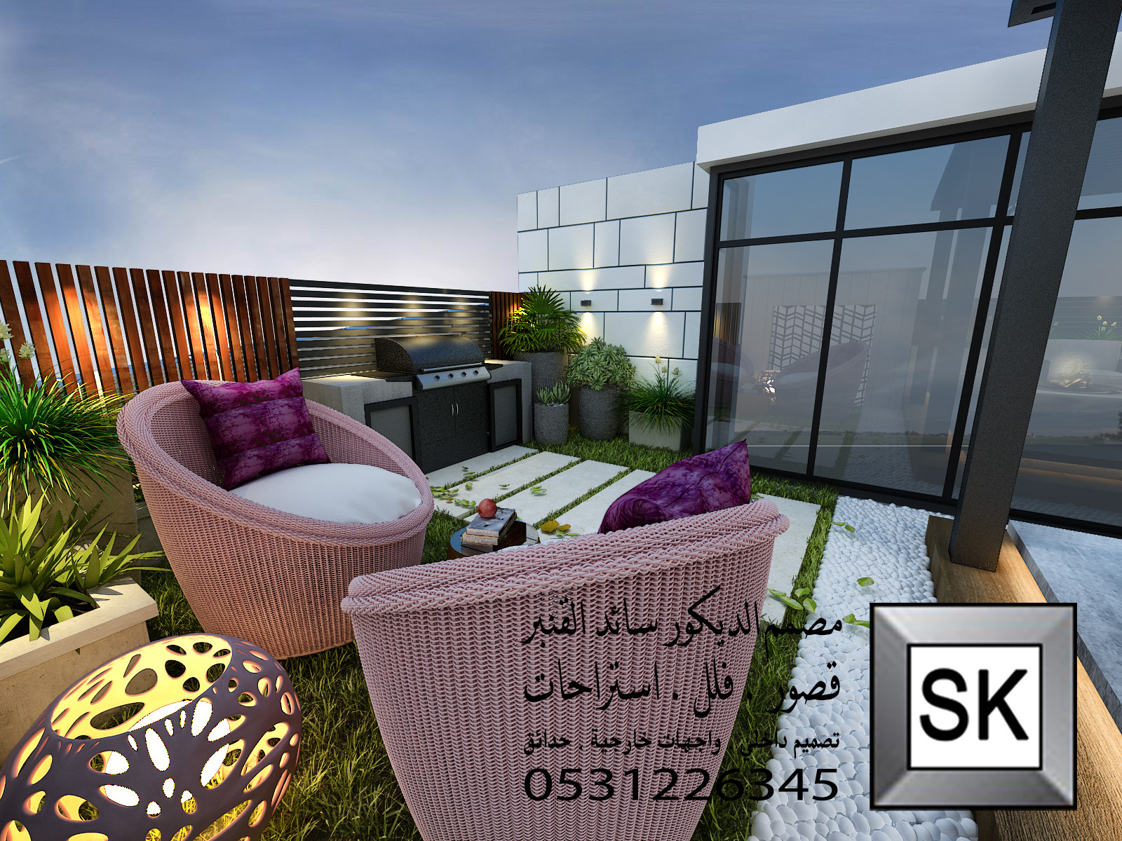 مصمم حدائق منزلية محترف في الرياض 0531226345