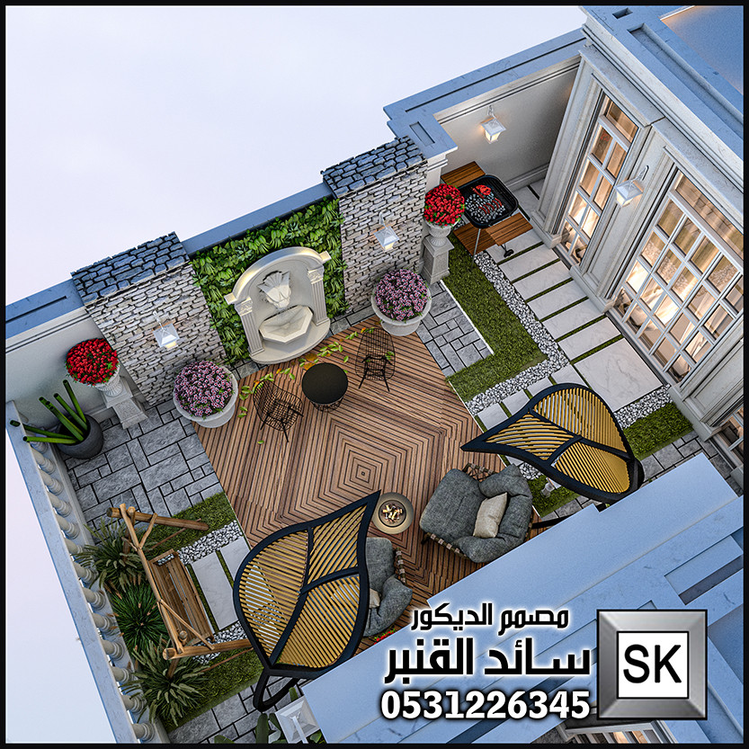 مصمم حدائق مبدع في الرياض 0531226345