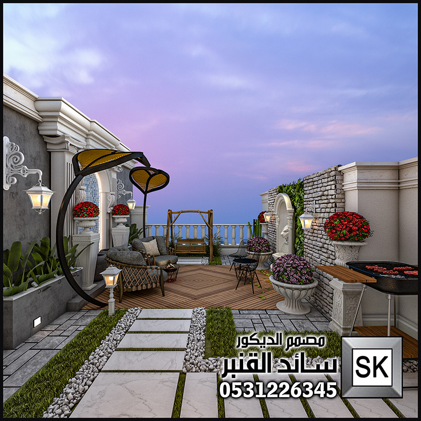 مصمم حدائق مبدع في الرياض 0531226345