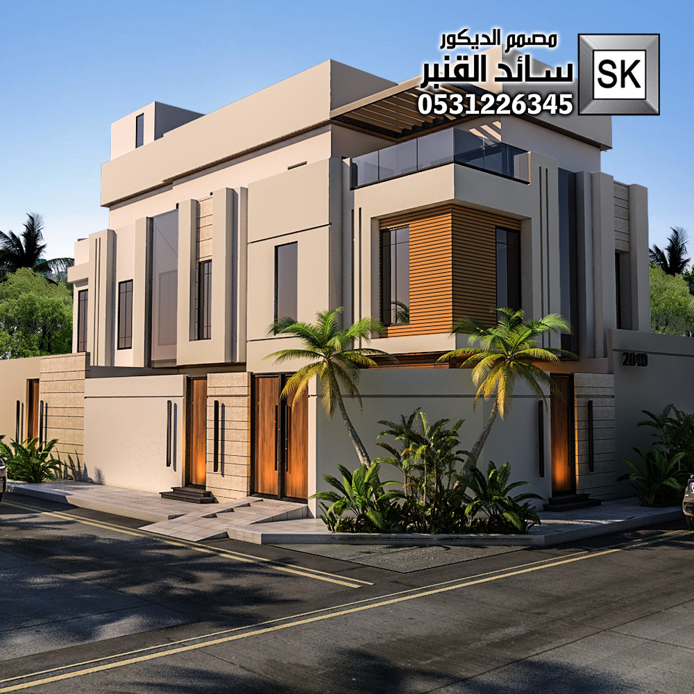 تصميم و تشطيب واجهات على النمط النجدي في الرياض