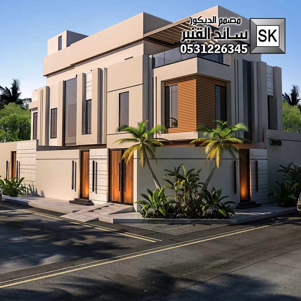 تصميم و تشطيب واجهات على النمط النجدي في الرياض