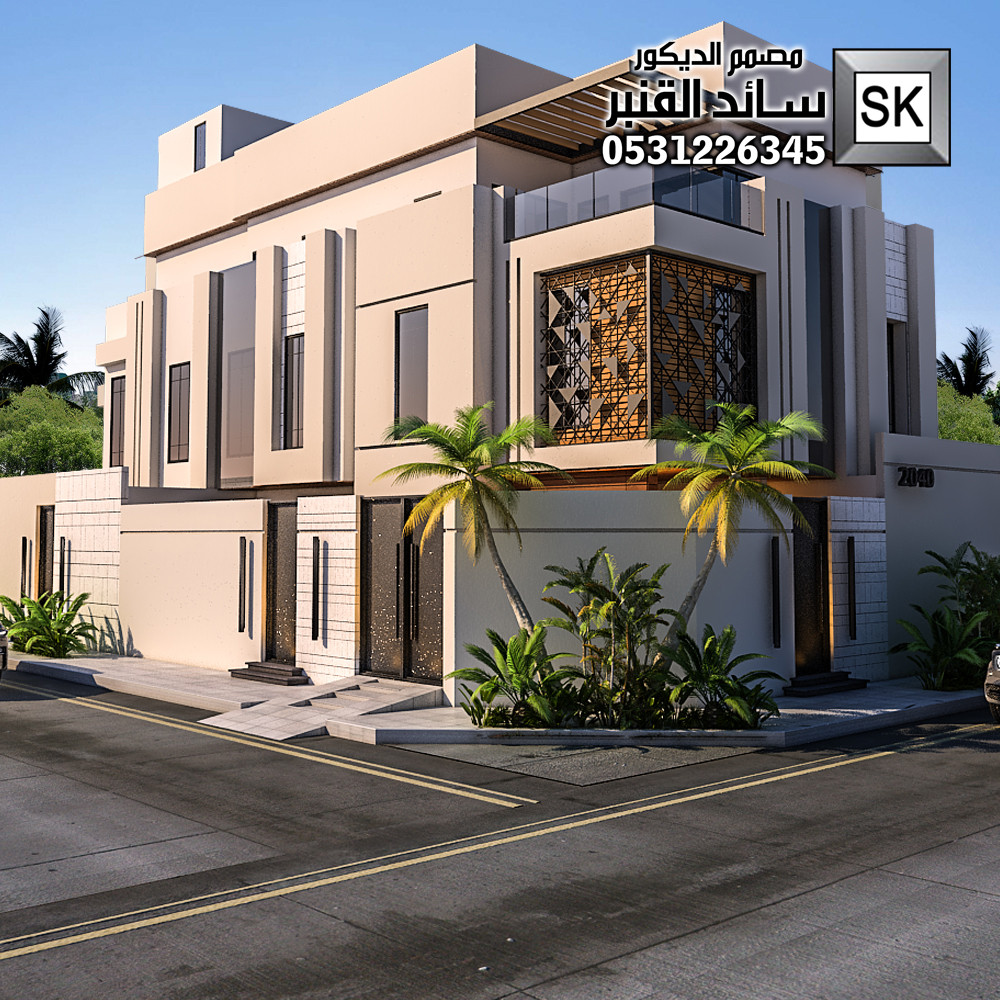 تصميم و تشطيب واجهات على النمط النجدي في الرياض