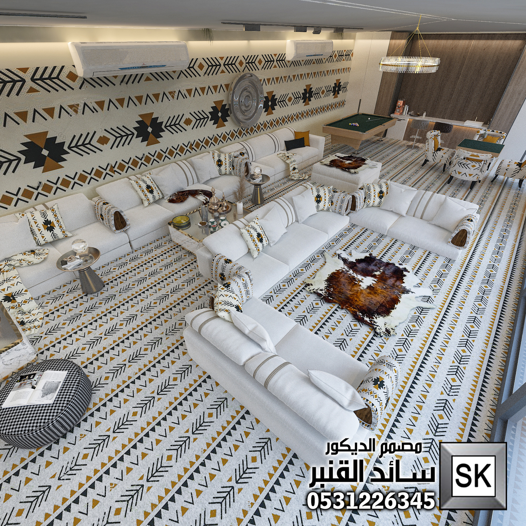 تصميم و تشطيب لاندسكيب مزارع و شاليهات في الرياض