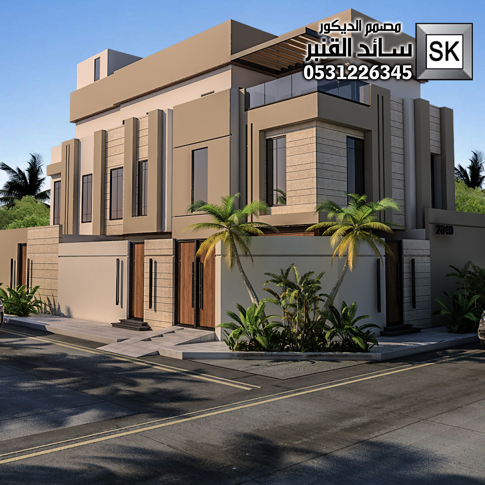 واجهة فيلا فخمة 2025 في الرياض