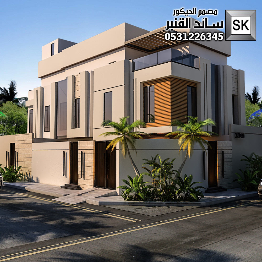 واجهة فيلا فخمة 2025 في الرياض