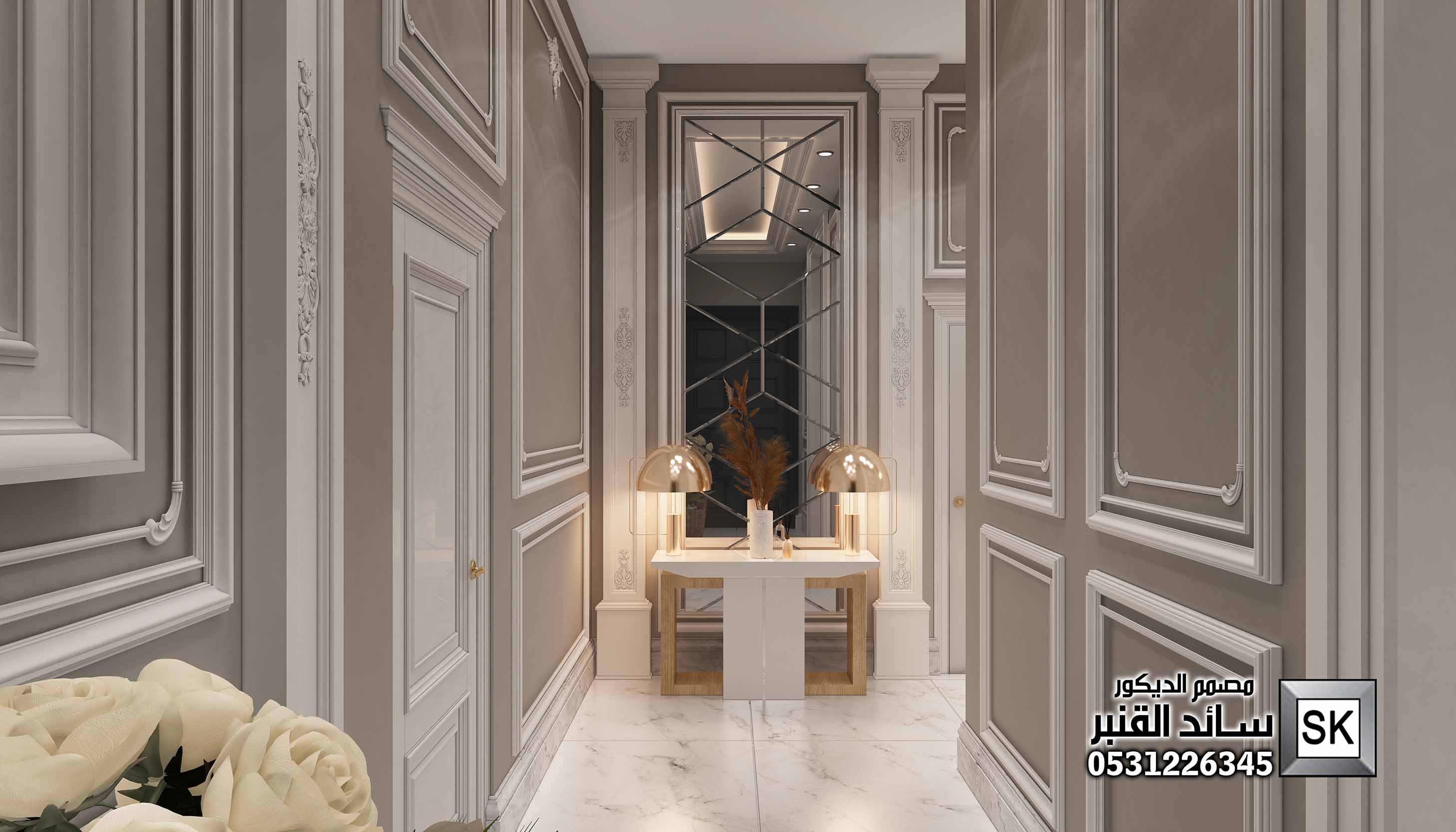 ديكور داخلي نيوكلاسيك في الرياض