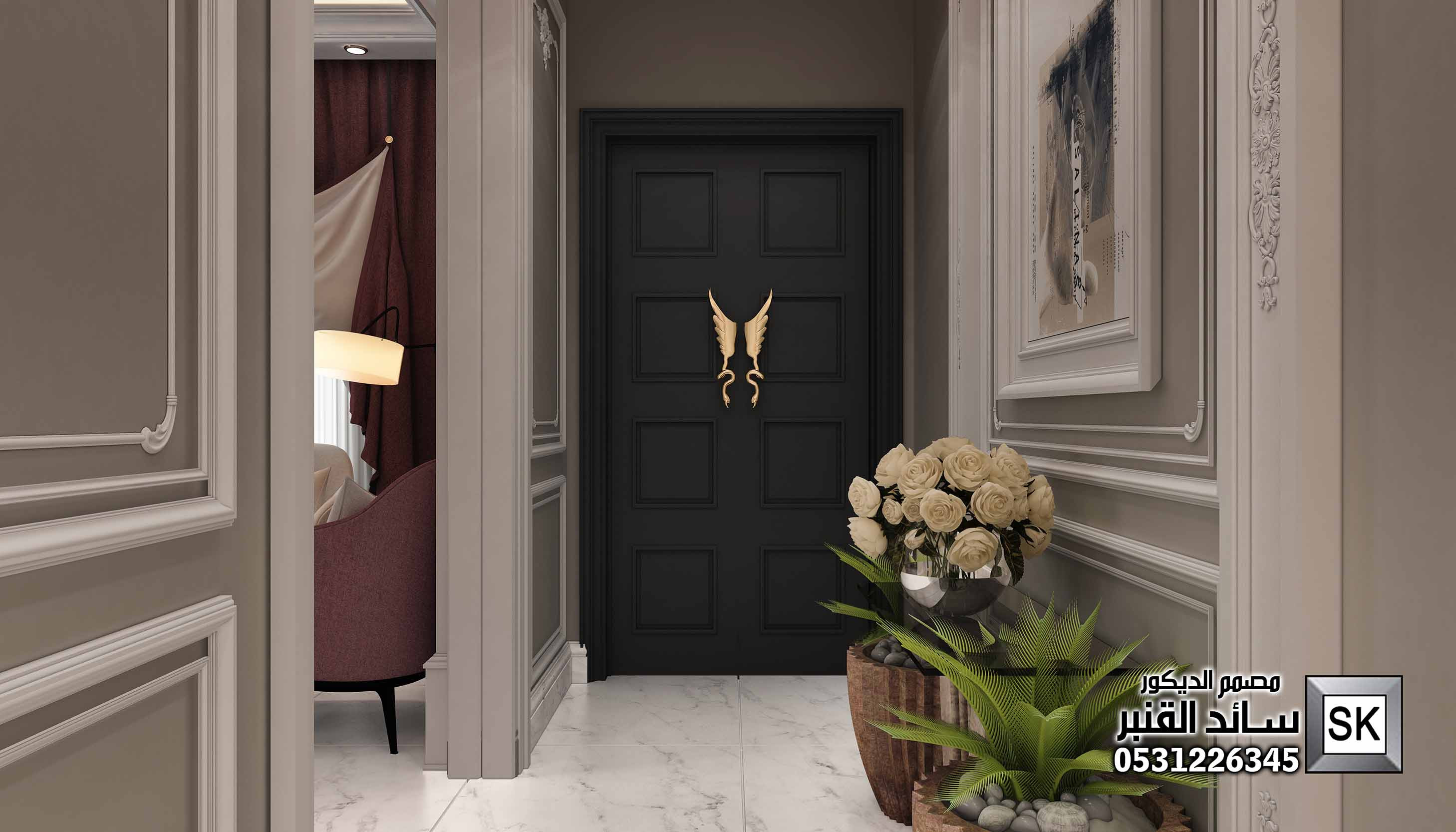 ديكور داخلي نيوكلاسيك في الرياض