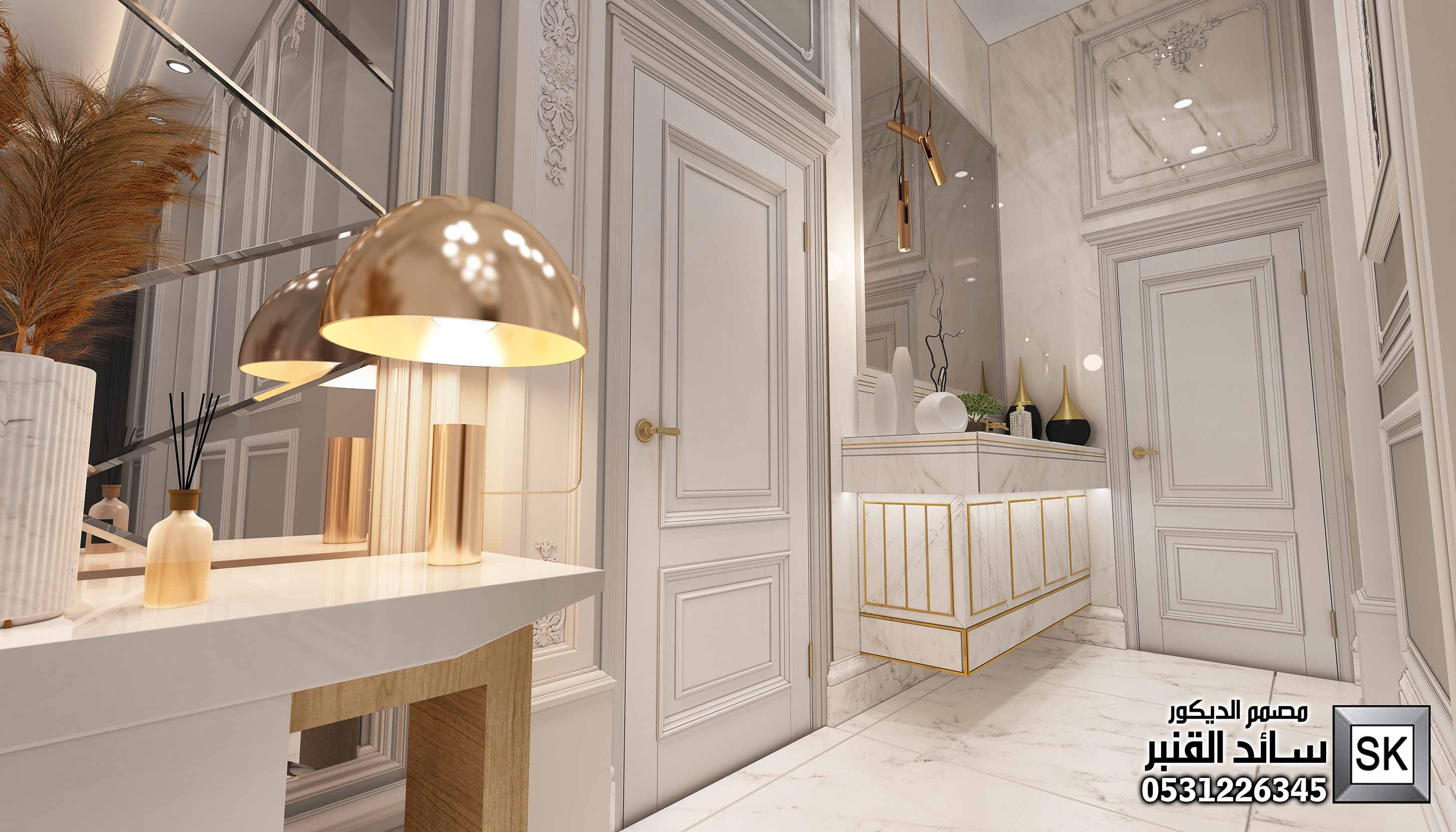 ديكور داخلي نيوكلاسيك في الرياض