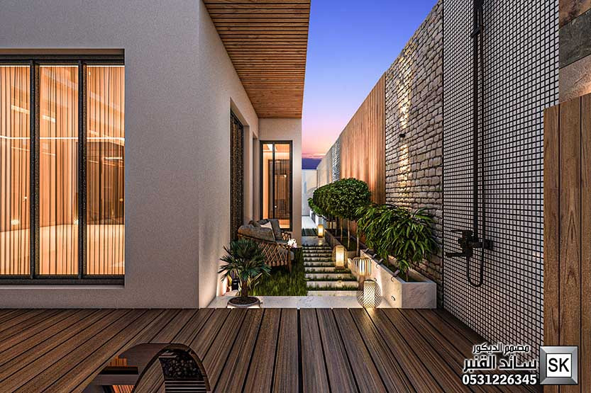 مصمم الحدائق سائد القنبر